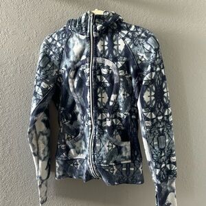 lululemon athletica Blue and White Hoodie